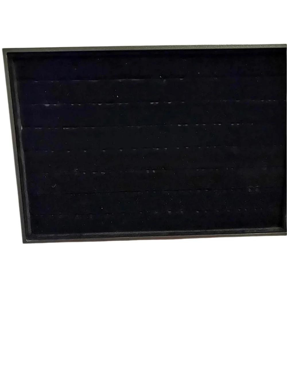 Black Velvet Ring Display Trays — Set of 3